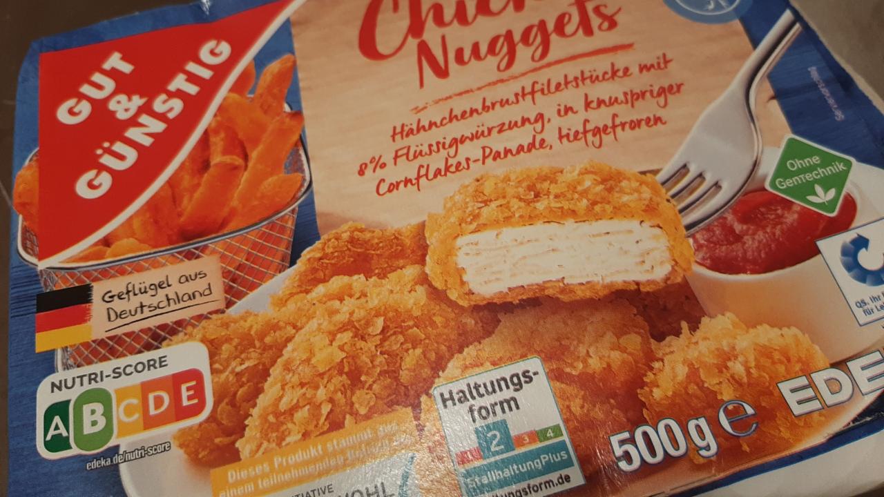 Fotografie - Chicken Nuggets mit knuspriger Cornflakes-Panade Gut&Günstig