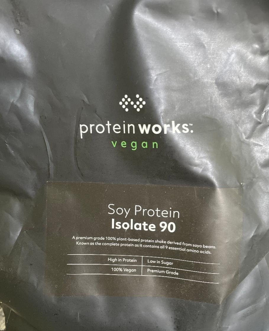 Fotografie - Soy Protein Isolate 90 Vegan Protein Works