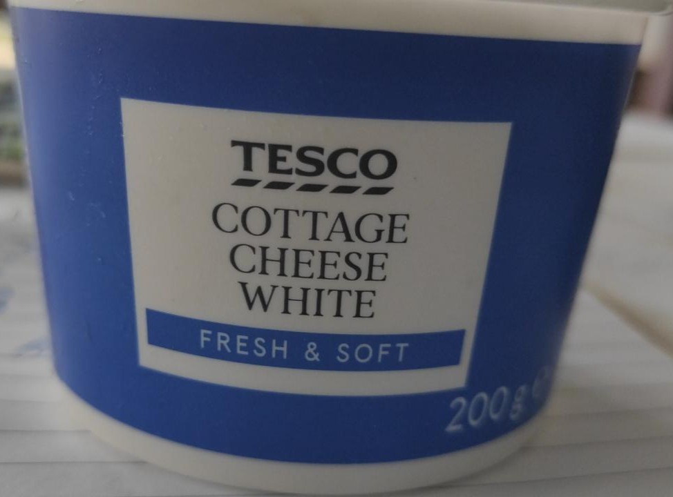 Fotografie - Cottage cheese white fresh & soft Tesco