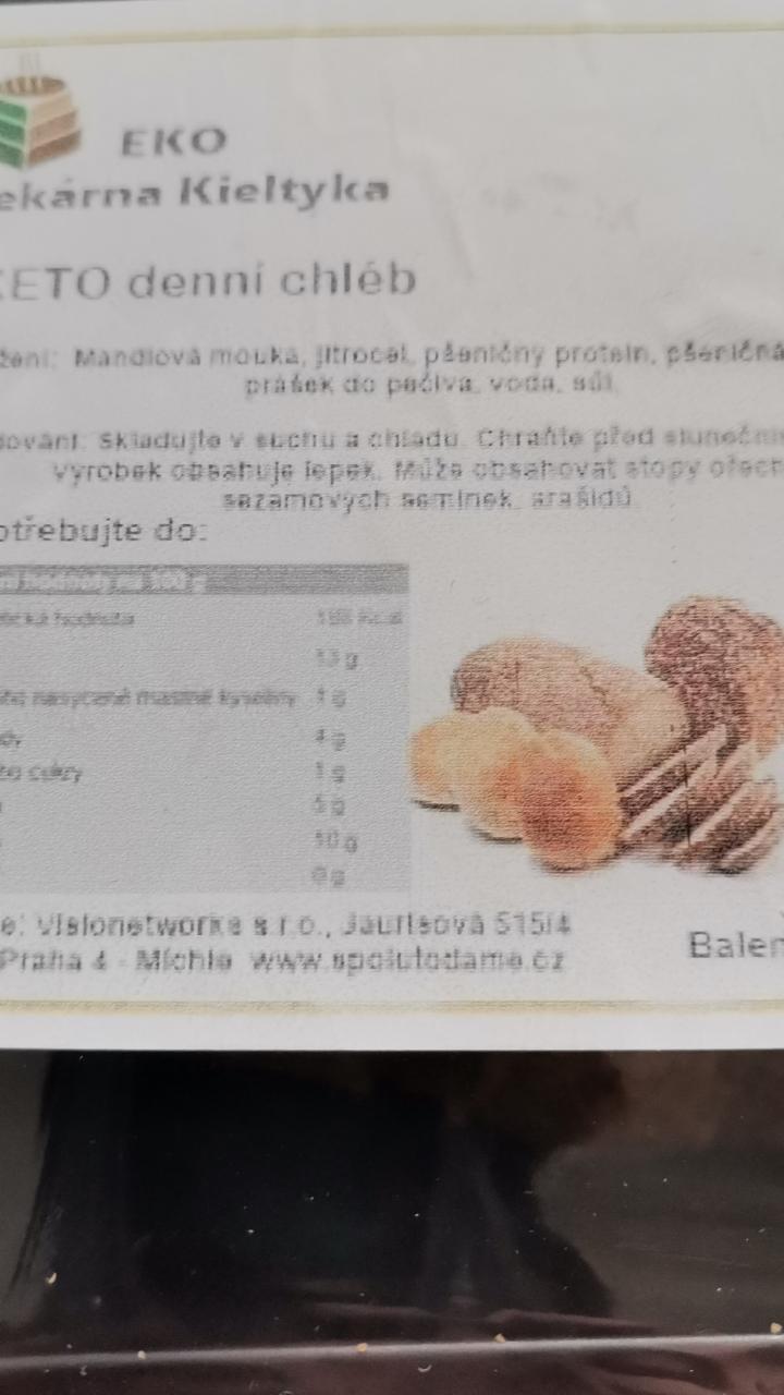 Fotografie - Keto denní chléb Kieltyka