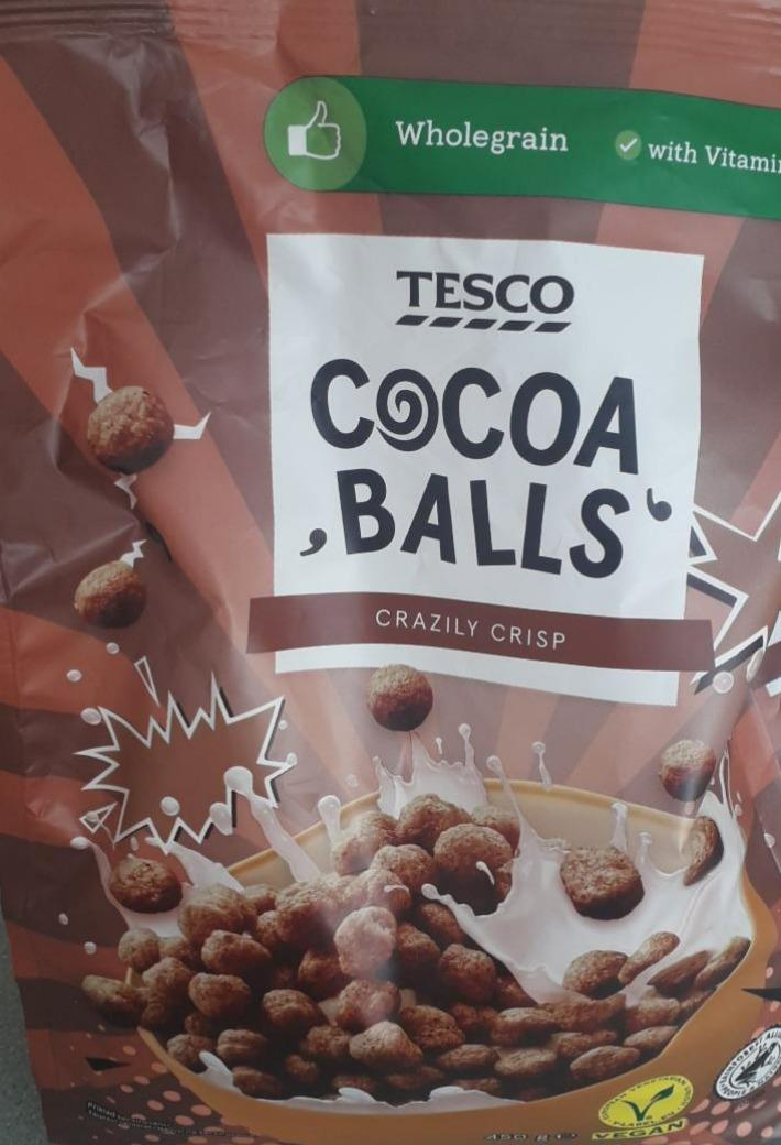 Fotografie - cocoa balls crazily crips Tesco