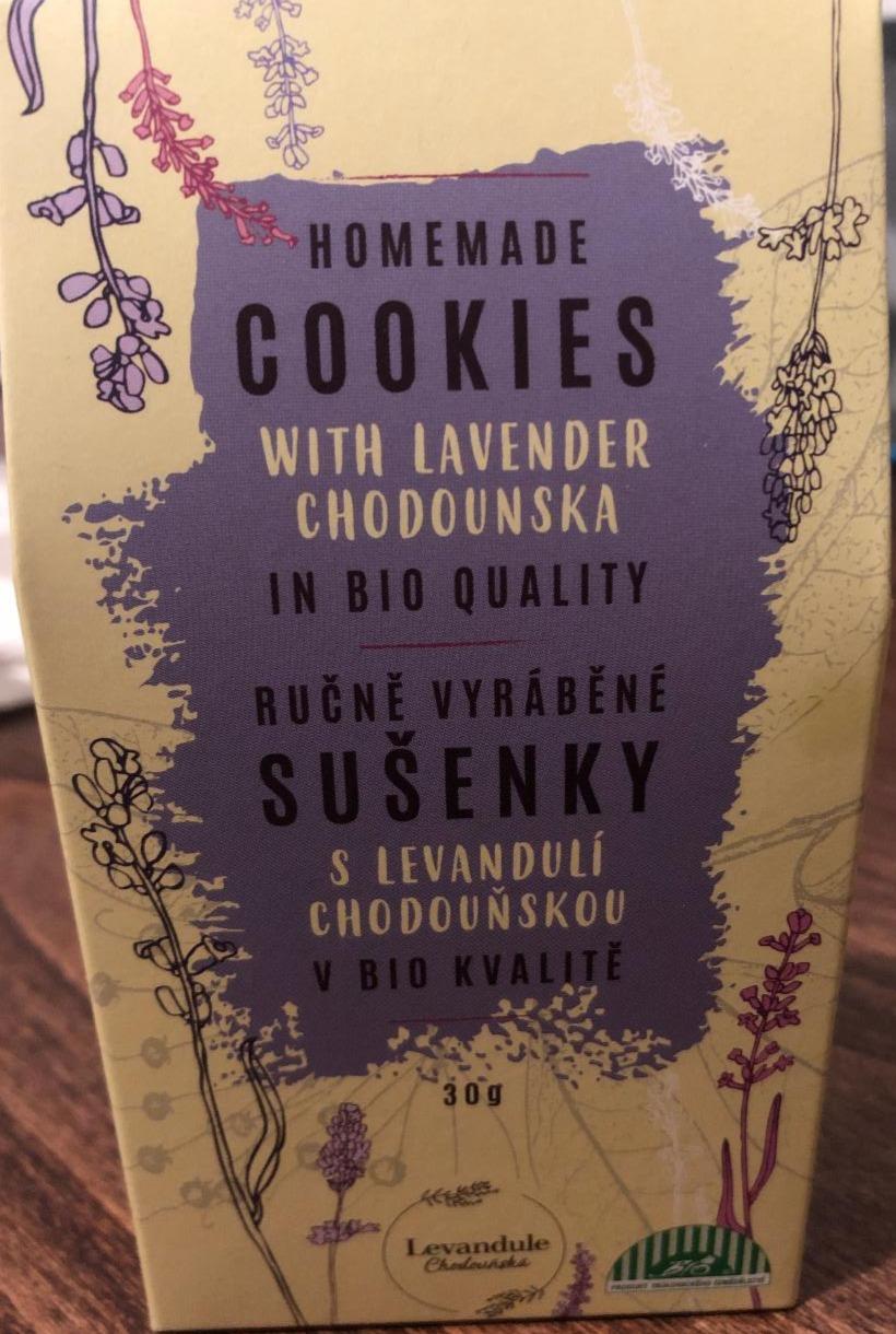 Fotografie - Bio Homemade Cookies with lavender