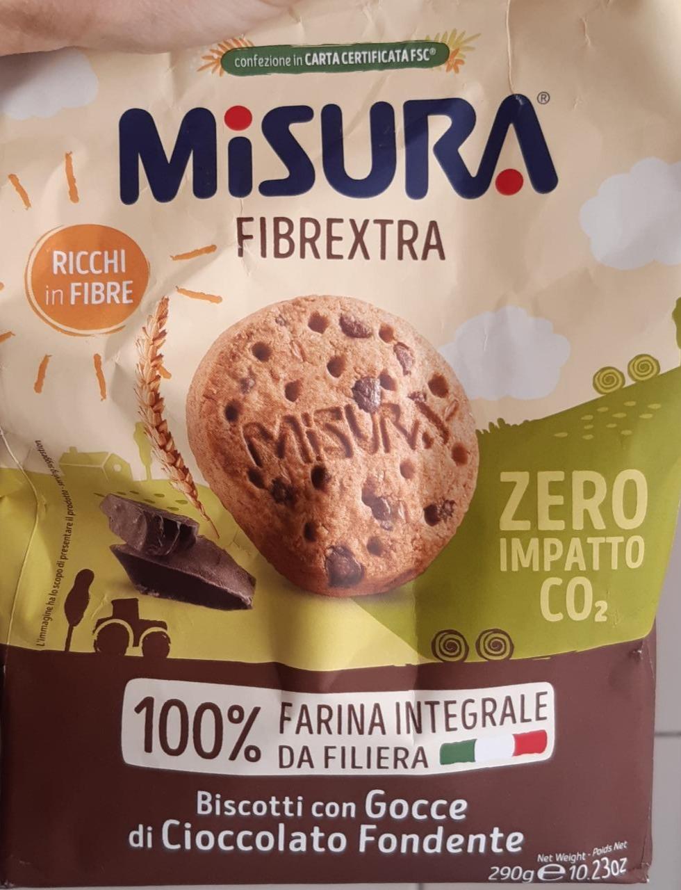 Fotografie - Biscotti con Gocce di Cioccolato Fondente Misura