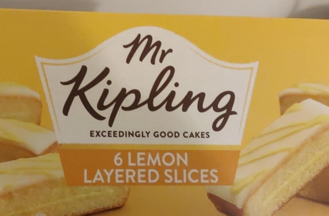 Fotografie - 6 Lemon Layered Slices Mr Kipling