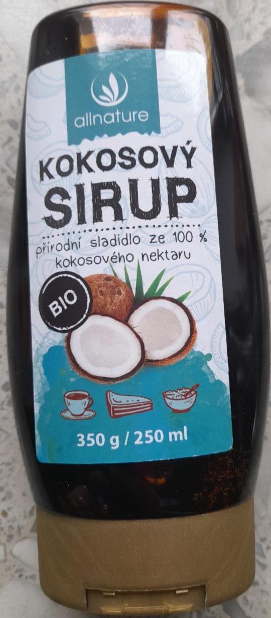 Fotografie - Bio kokosový sirup Allnature