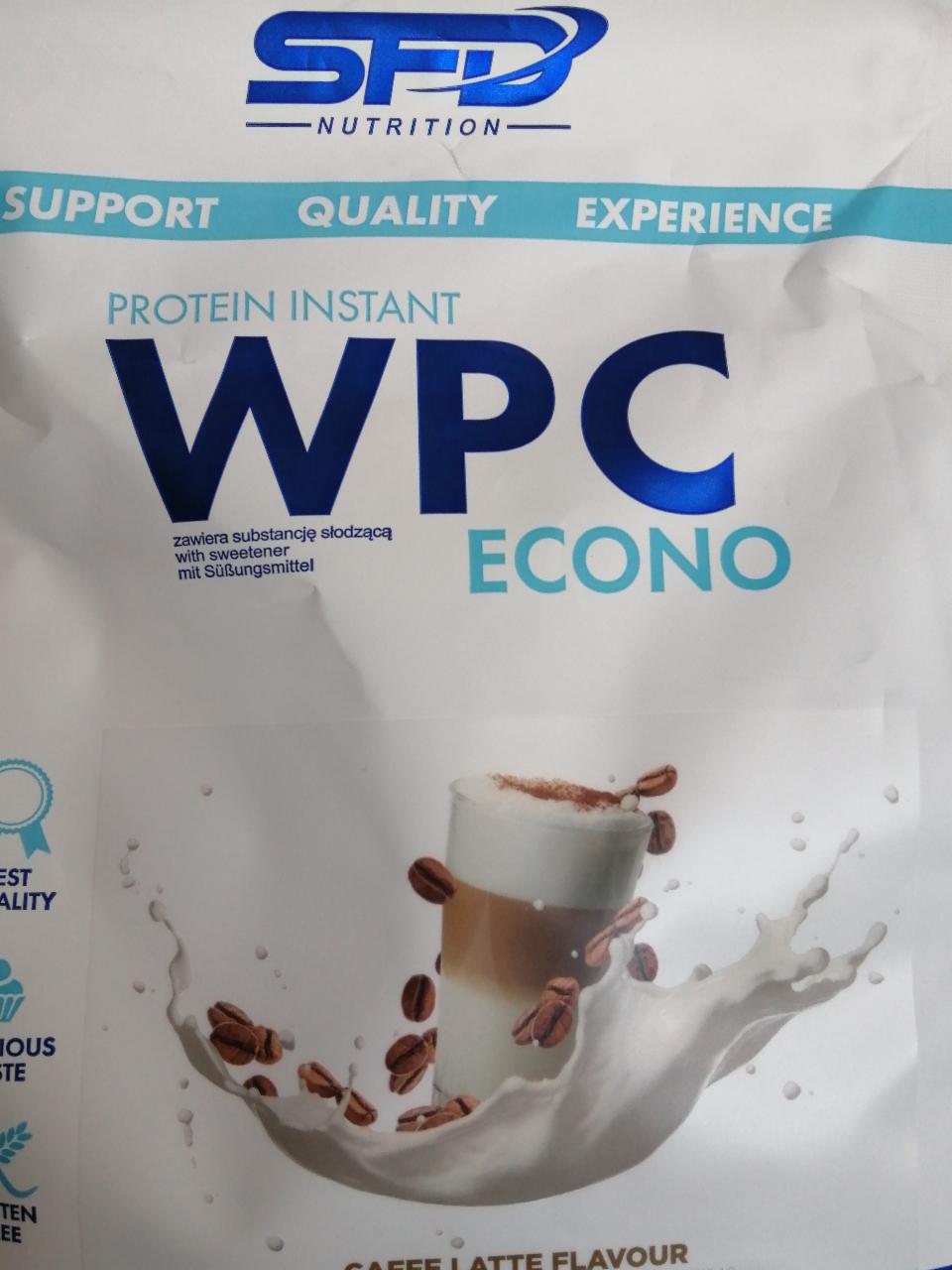Fotografie - SFD Nutrition WPC protein instant econo caffe latte flavour