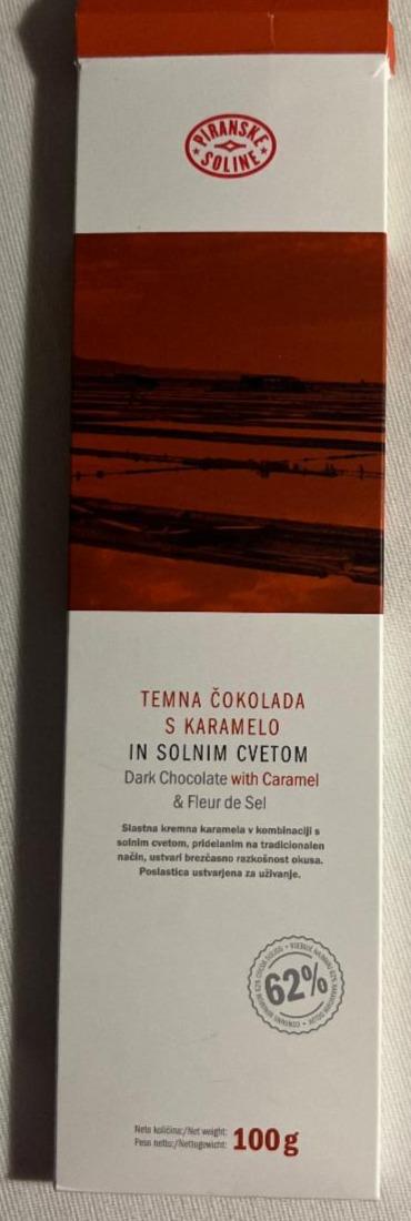 Fotografie - Temna čokolada s karamelo in solnim cvetom Piranske Soline