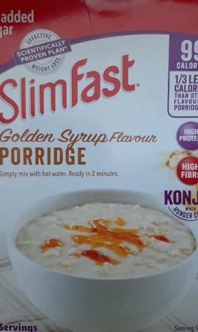 Fotografie - Slimfast Golden Syrup Flavour Porridge