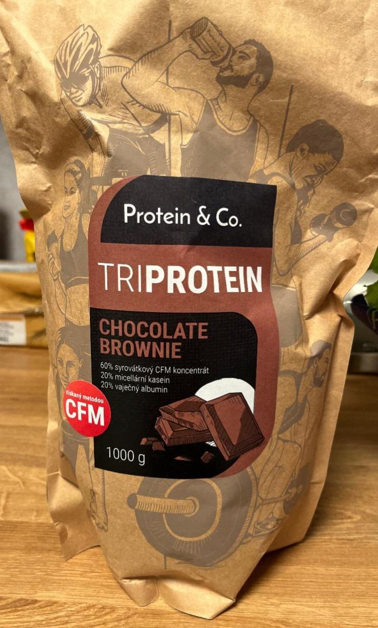 Fotografie - Triprotein Chocolate Brownie Protein & Co.