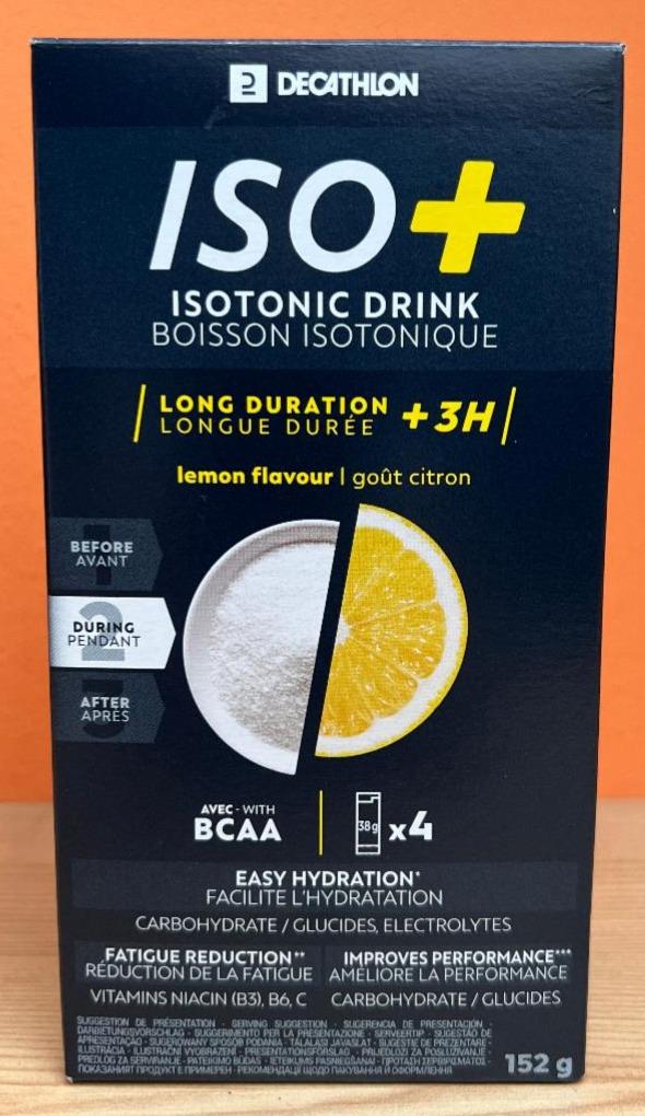 Fotografie - ISO+ Isotonic Drink lemon flavour Decathlon