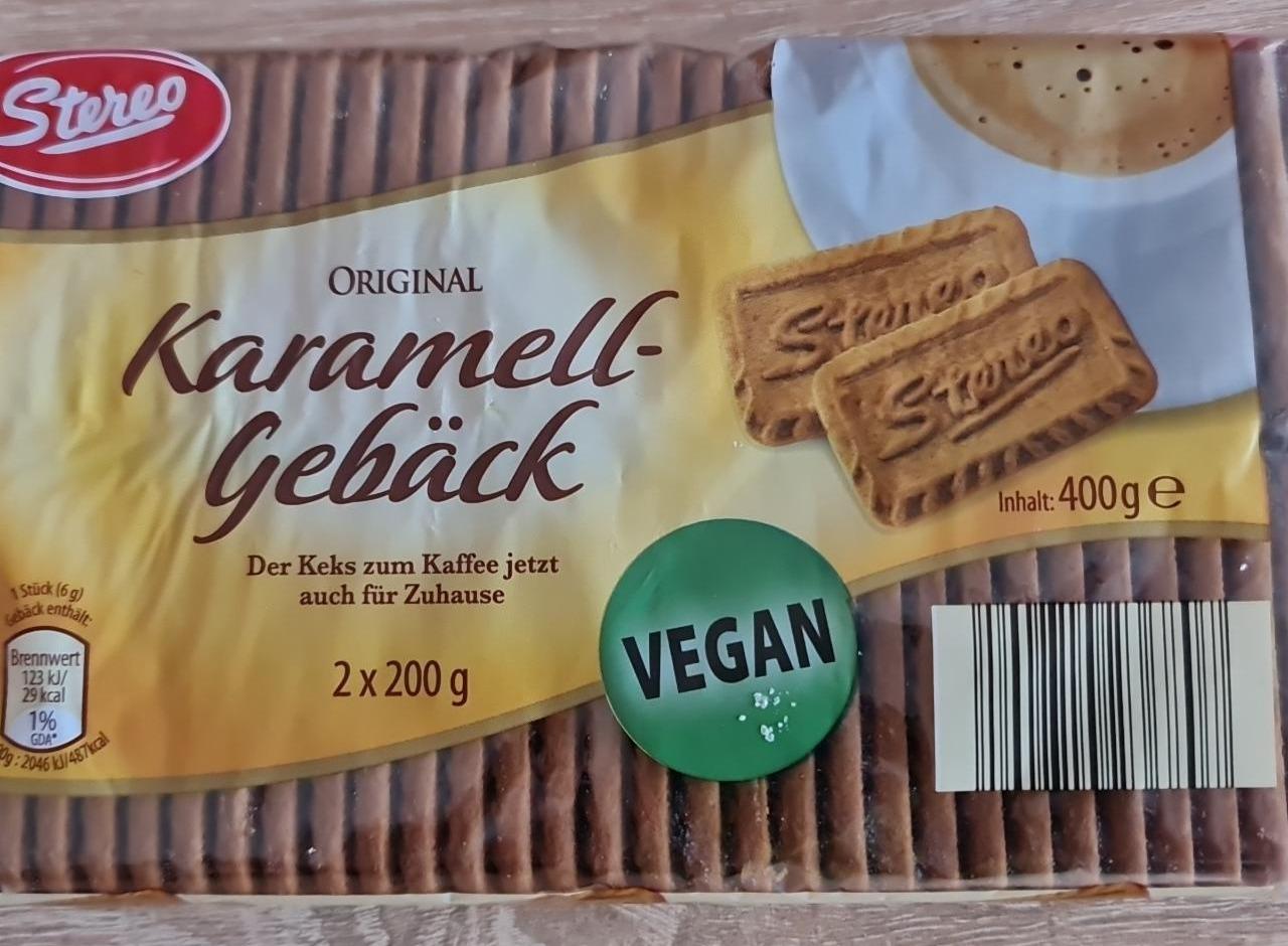 Fotografie - Original Karamell-Gehäck Vegan Stereo