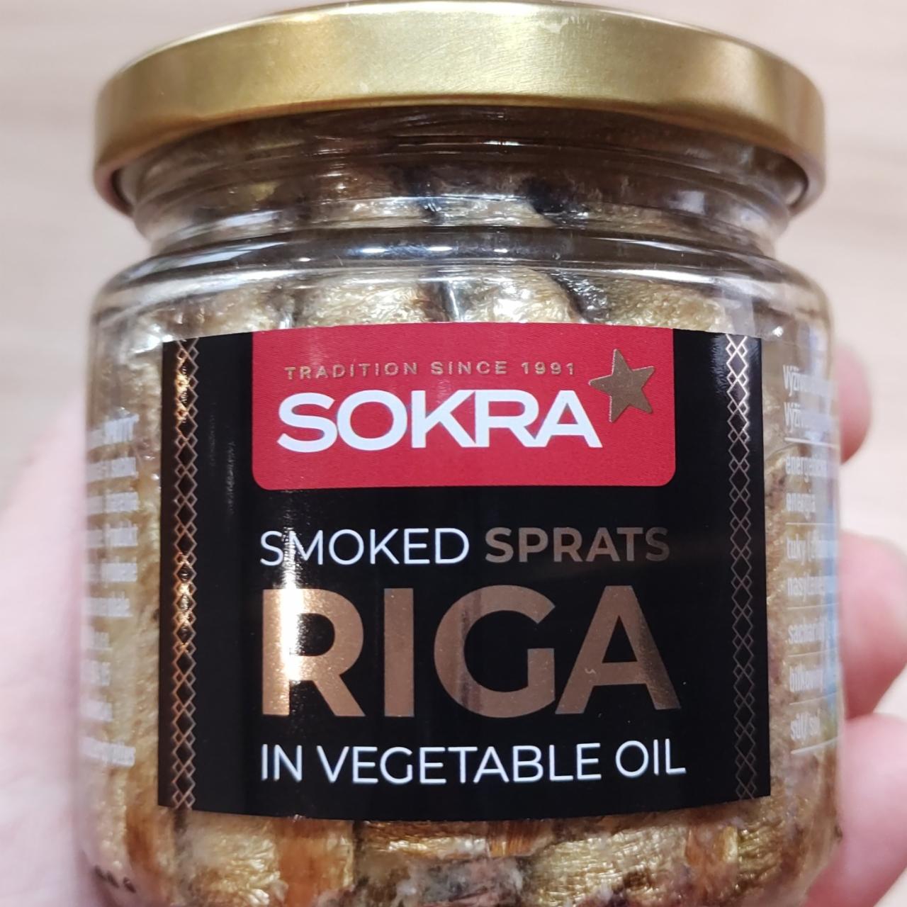 Fotografie - Smoked Sprats Riga in Vegetable Oil Sokra