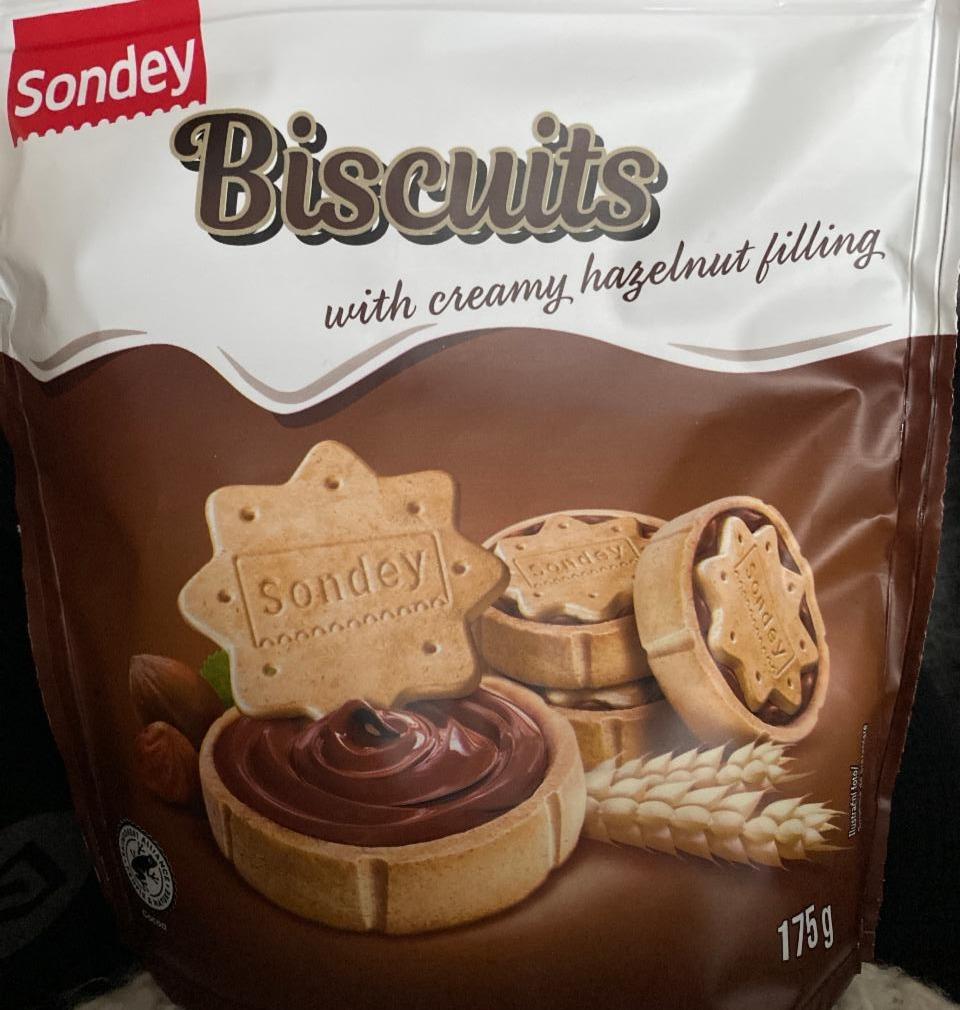Fotografie - Biscuits with Creamy Hazelnut Filling Sondey