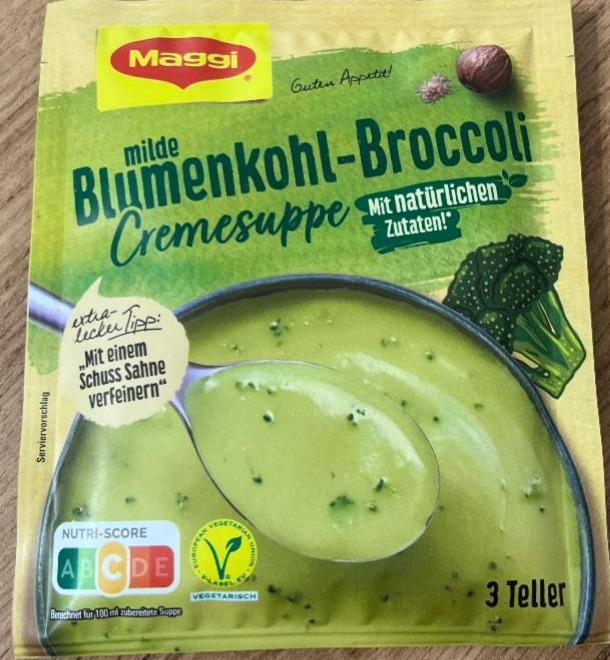 Fotografie - Milde Blumenkohl-Broccoli Cremesuppe Maggi