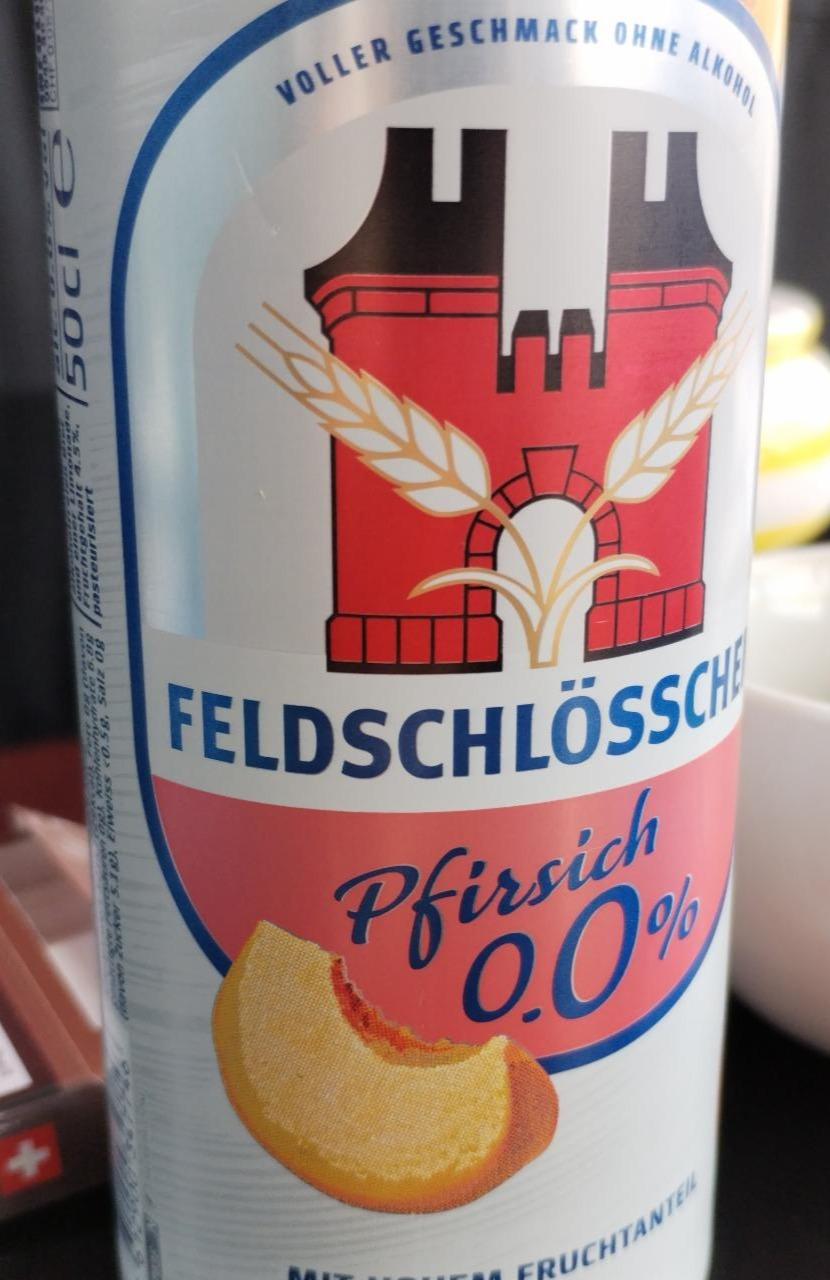 Fotografie - Feldschlösschen Pfirsich 0,0%