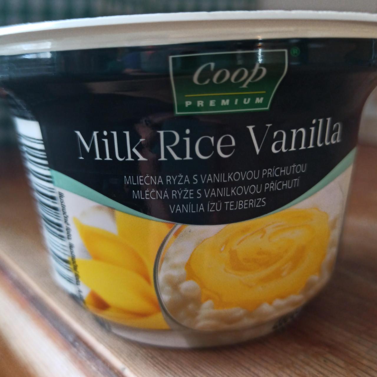 Fotografie - Milk Rice Vanilla Coop Premium