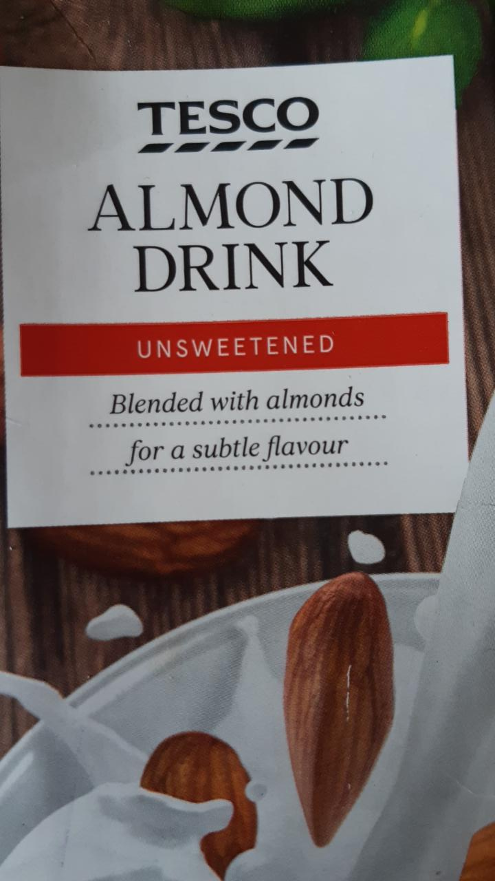 Fotografie - Almond drink unsweetened Tesco