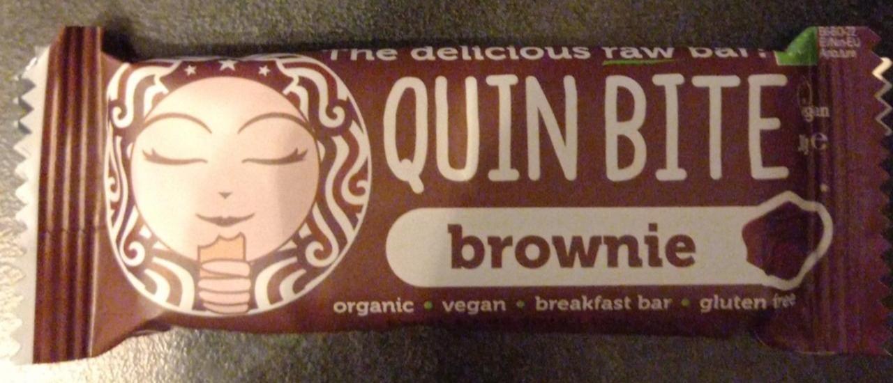Fotografie - Organic Vegan Breakfast Brownie Bar Quin Bite
