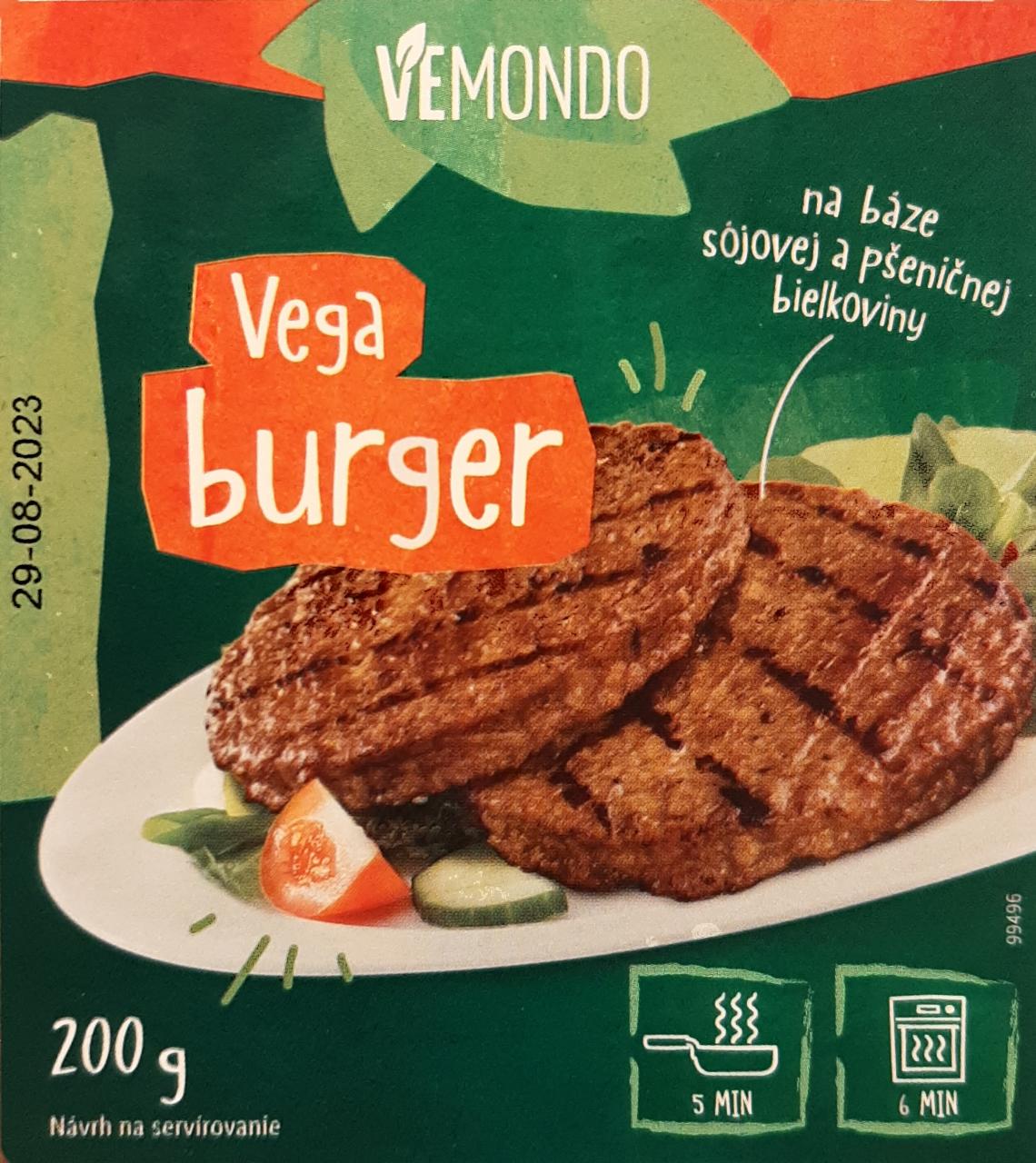 Fotografie - Vegetarian Burger Vemondo