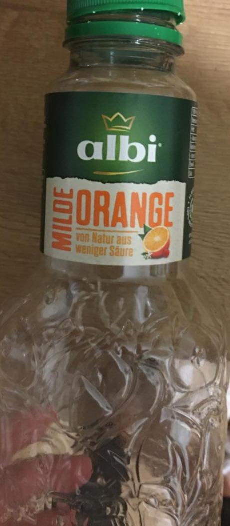 Fotografie - Pomerančový džus Albi milde orange