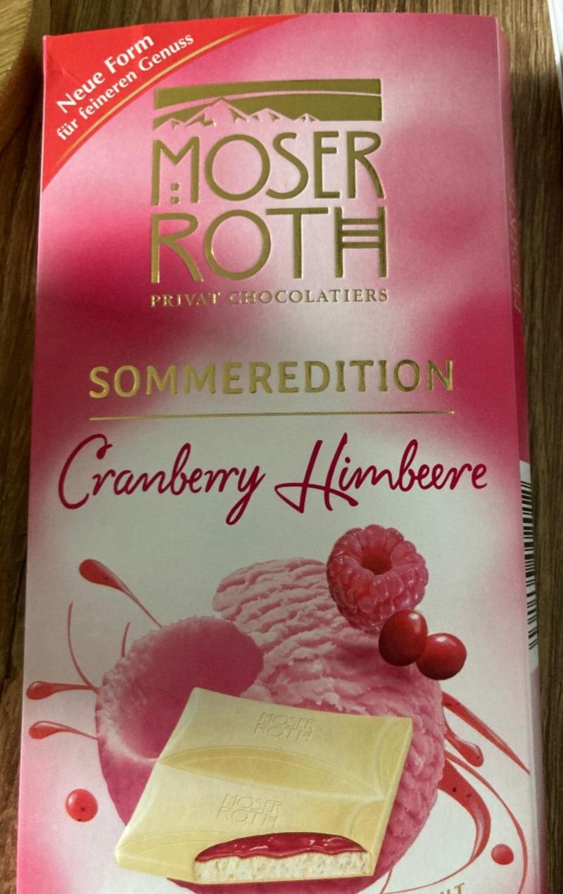Fotografie - Sommeredition Cranberry Himbeere Moser Roth