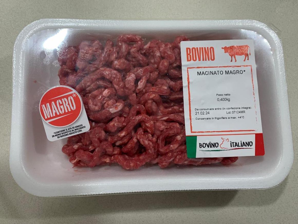 Fotografie - Macinato Magro (Lean Minced Beef) Bovino