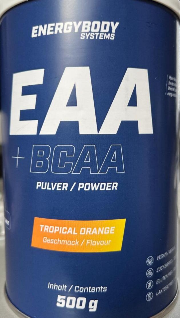 Fotografie - EAA + BCAA powder Tropical Orange EnergyBody
