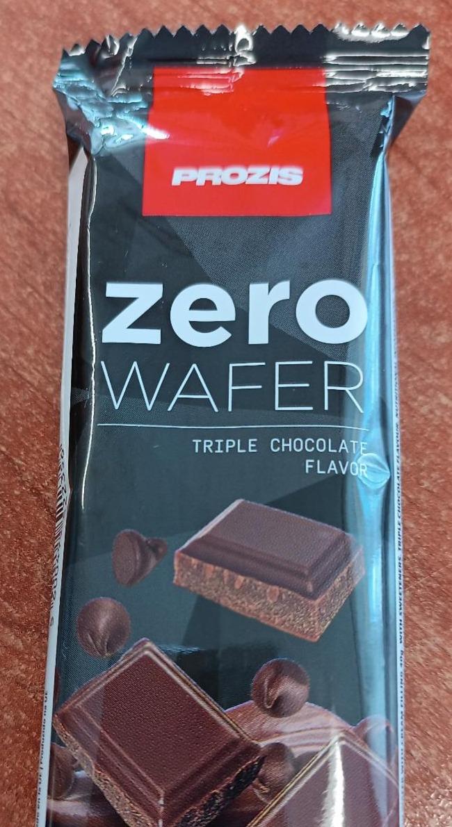 Fotografie - Zero Wafer Triple Chocolate Flavor Prozis