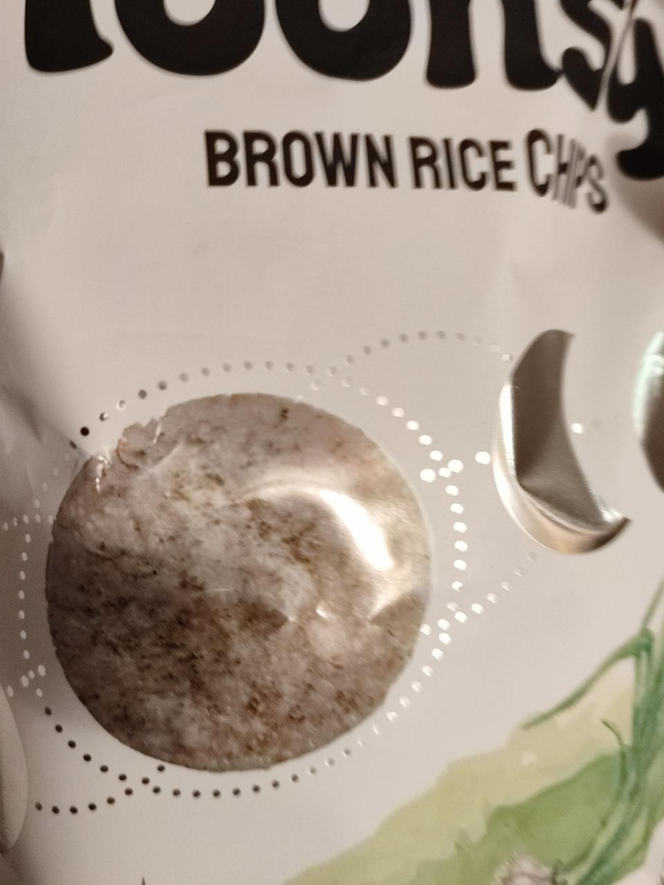 Fotografie - Brown Rice Chips zielona cebulka Moonsy