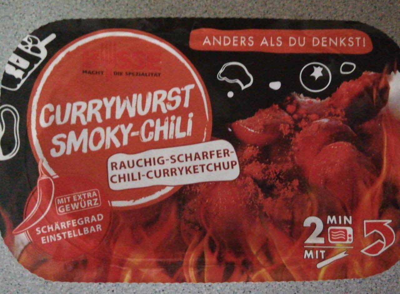 Fotografie - Currywurst Smoky-Chili rauchig-scharfer-Chili-Curryketchup Busse