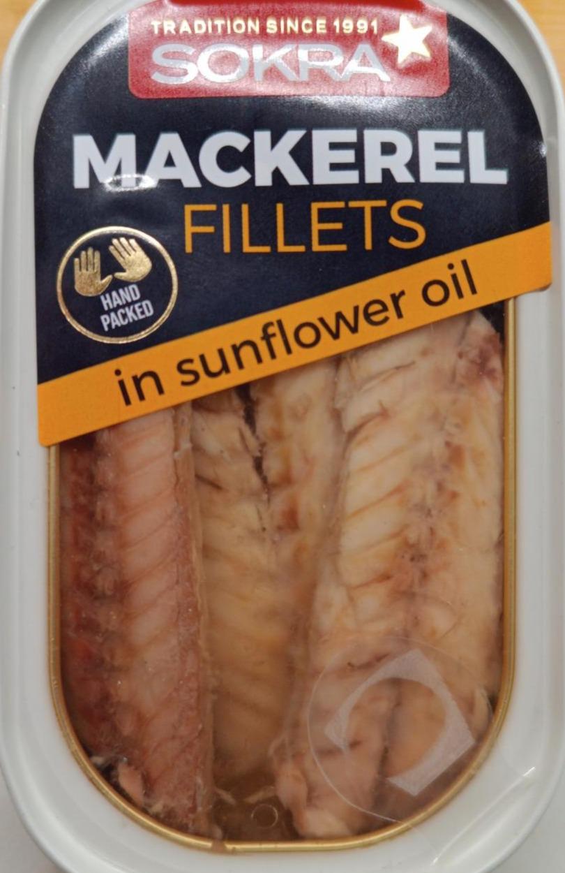 Fotografie - Filety z makrely ve slunečnicovém oleji Sokra