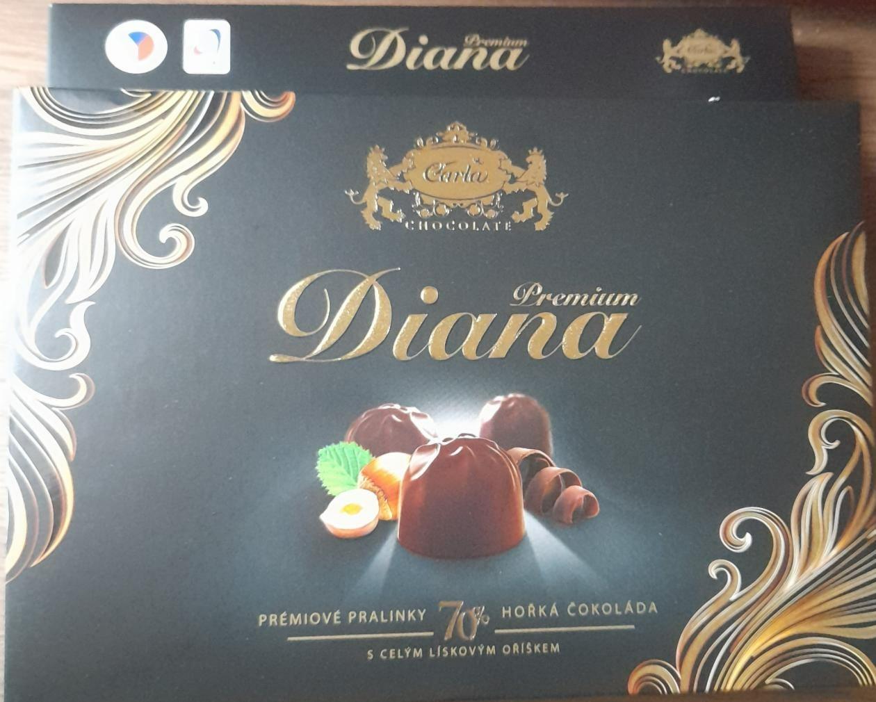Fotografie - Diana premium 70 % hořká čokoláda