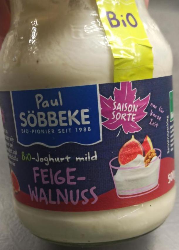 Fotografie - Bio Feige-Walnuss Joghurt mild Söbbeke