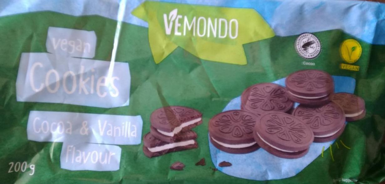 Fotografie - Vegan Cookies Cocoa & Vanilla Flavour Vemondo