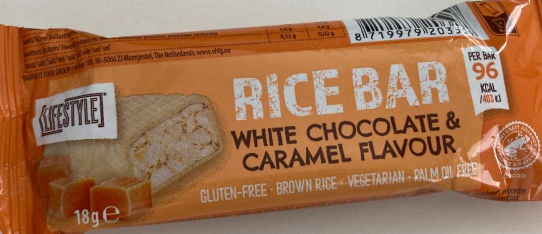 Fotografie - Rice bar white chocolate & caramel flavour Lifestyle