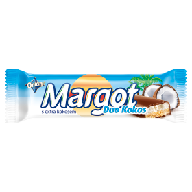 Fotografie - Margot duo kokos sójová a kokosová tyčinka v kakaové polevě Orion