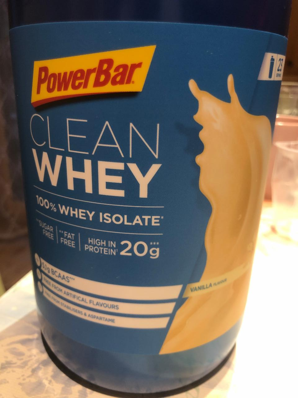 Fotografie - Clean Whey 100% Isolate Vanilla PowerBar