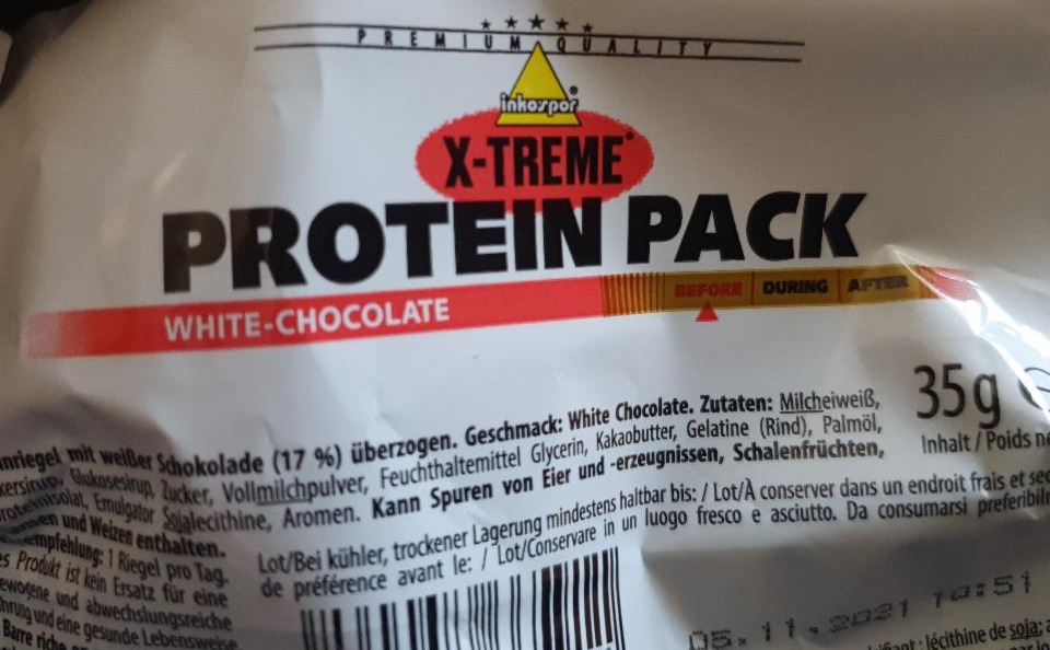 Fotografie - X-treme protein pack White chocolate Inkospor