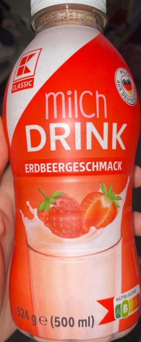 Fotografie - Milch drink erdbeergeschmack K-Classic
