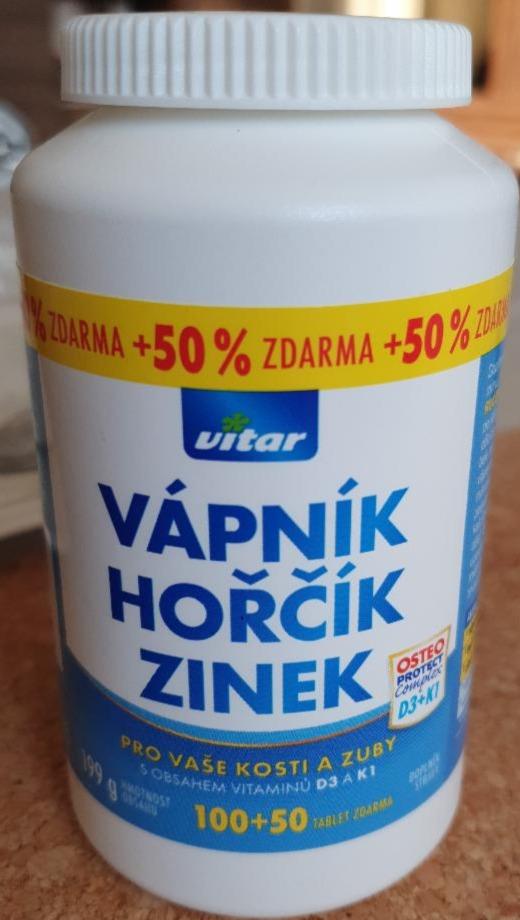 Fotografie - Vápník hořčík zinek Vitar