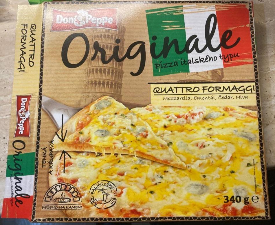 Fotografie - Originale pizza Quattro Formaggi Don Peppe