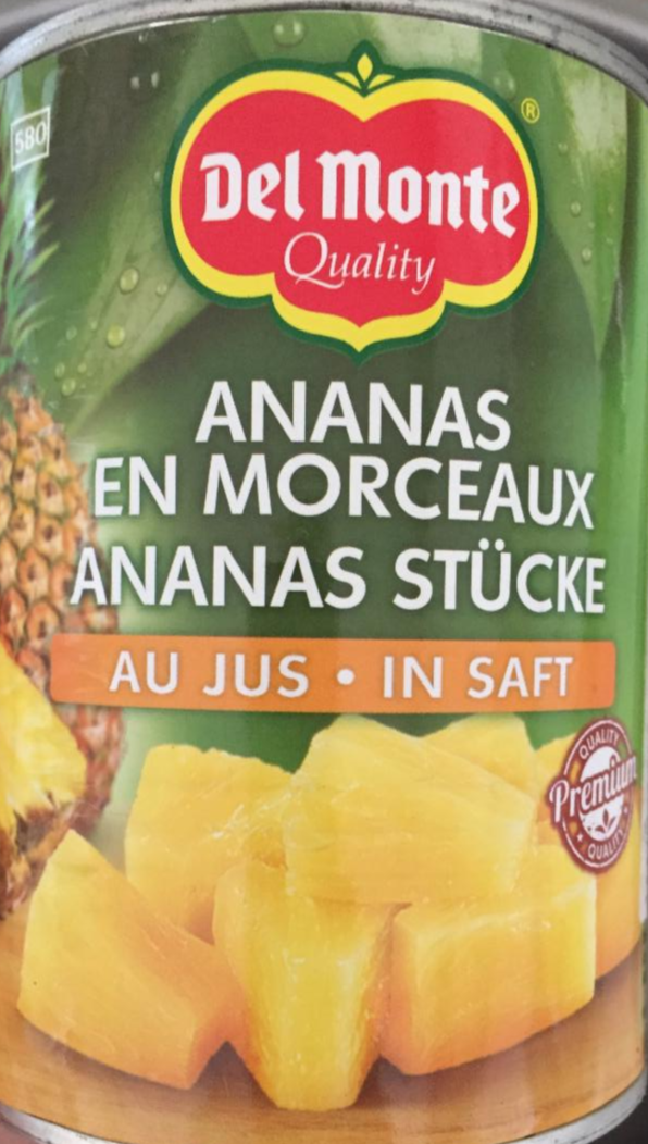 Fotografie - Ananas en morceaux aus jus Del Monte Quality