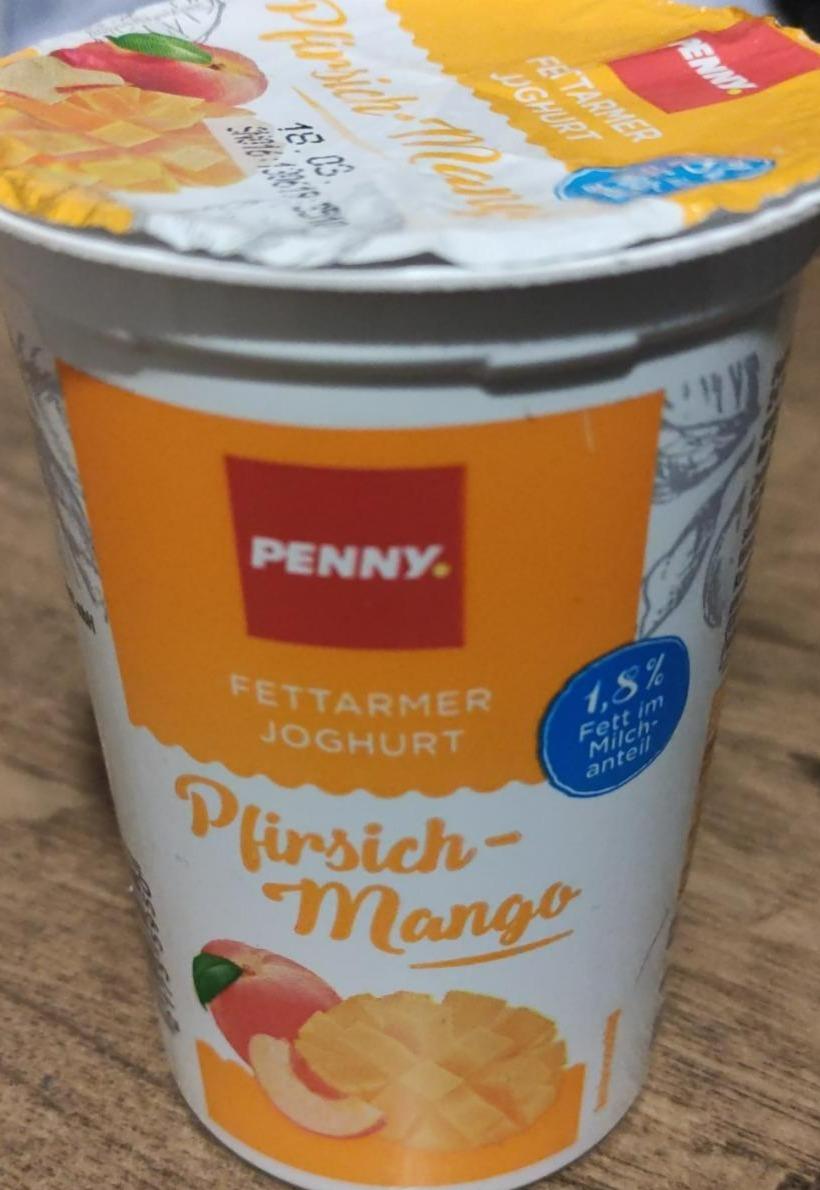 Fotografie - Pfirsch-Mango joghurt Penny
