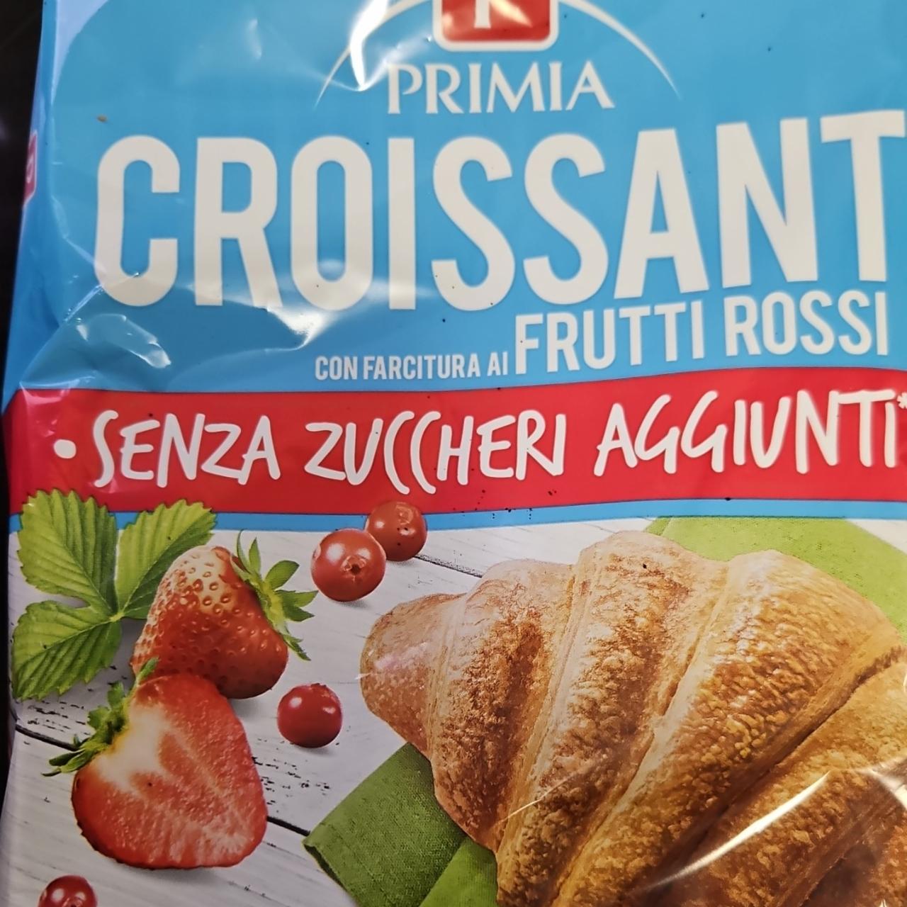 Fotografie - Croissant Frutti Rossi senza zuccheri aggiunti Primia