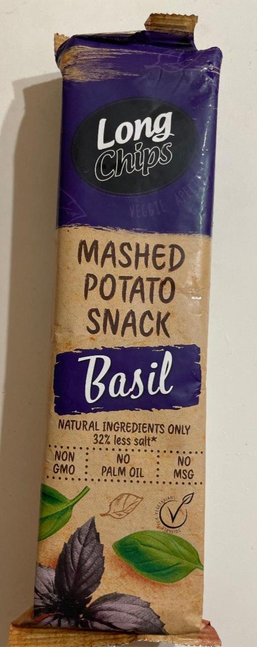 Fotografie - Mashed patato snack basil Long chips