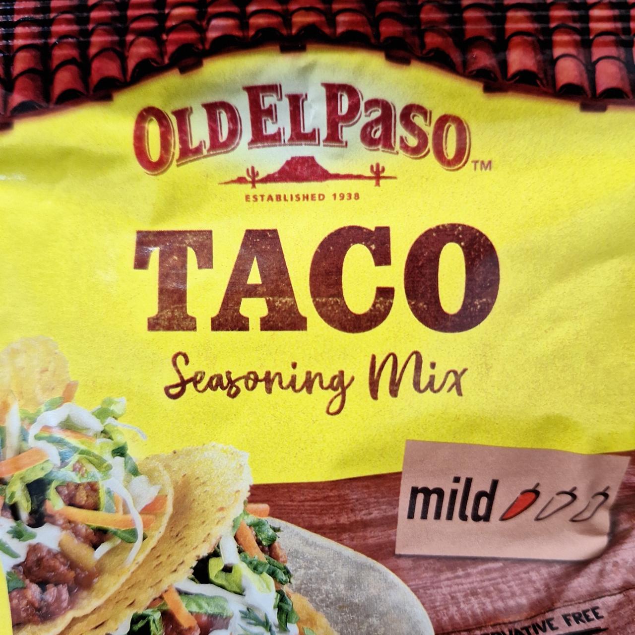 Fotografie - Taco Seasoning Mix mild Old El Paso