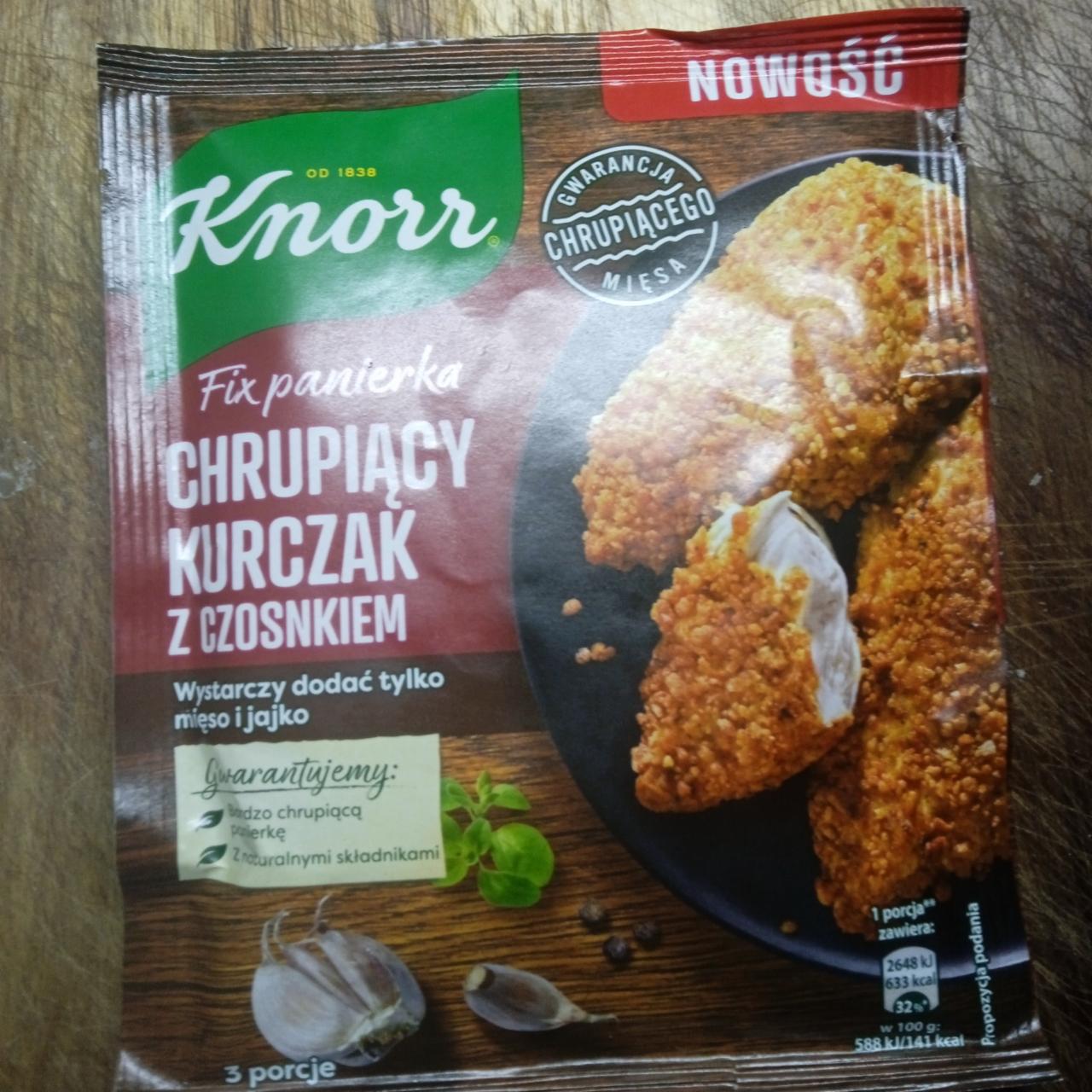 Fotografie - Fix panierka Chrupiacy kurczak z czosnkiem Knorr