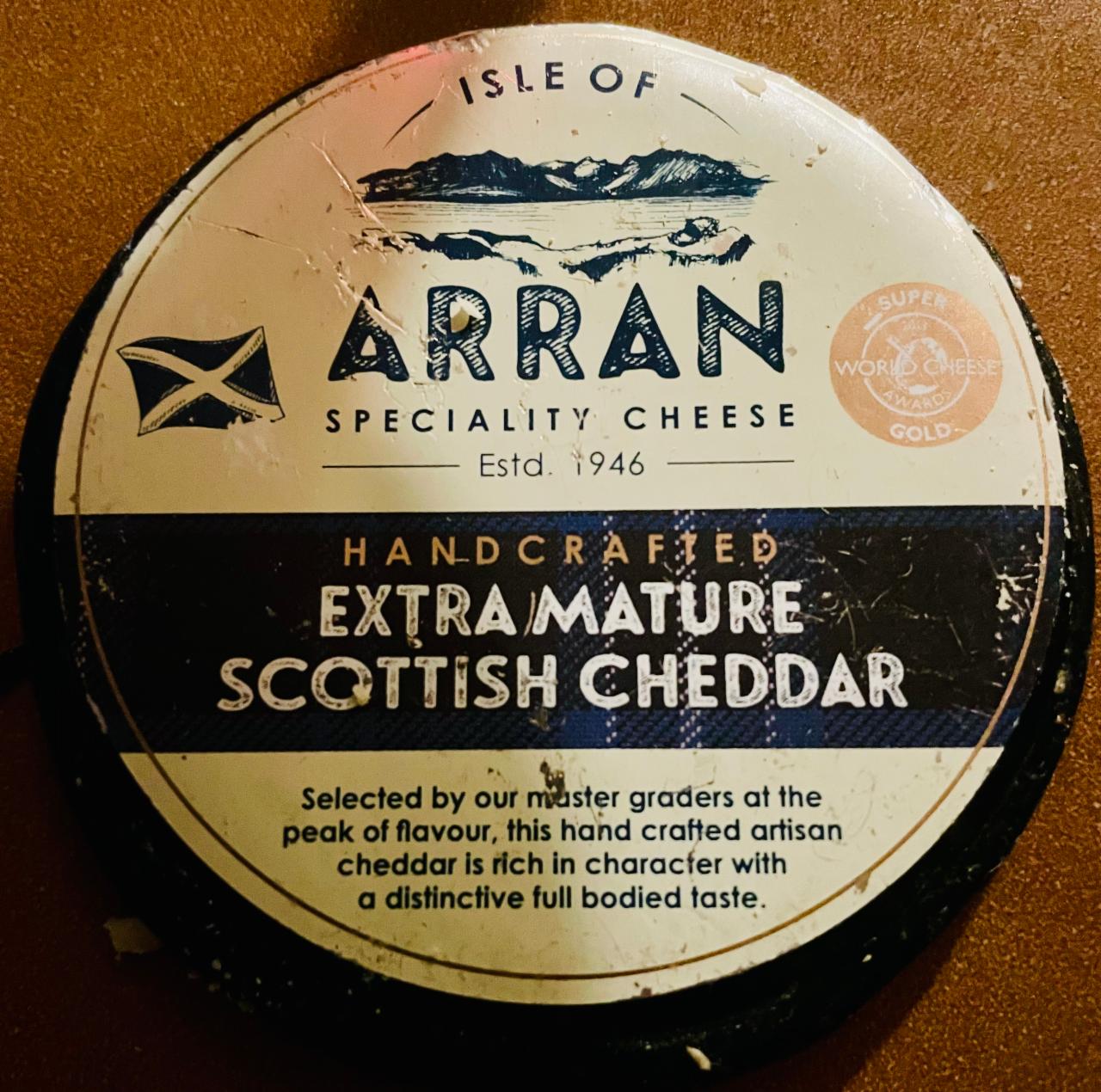 Fotografie - Handorafted Extra mature Scottish Cheddar Arran