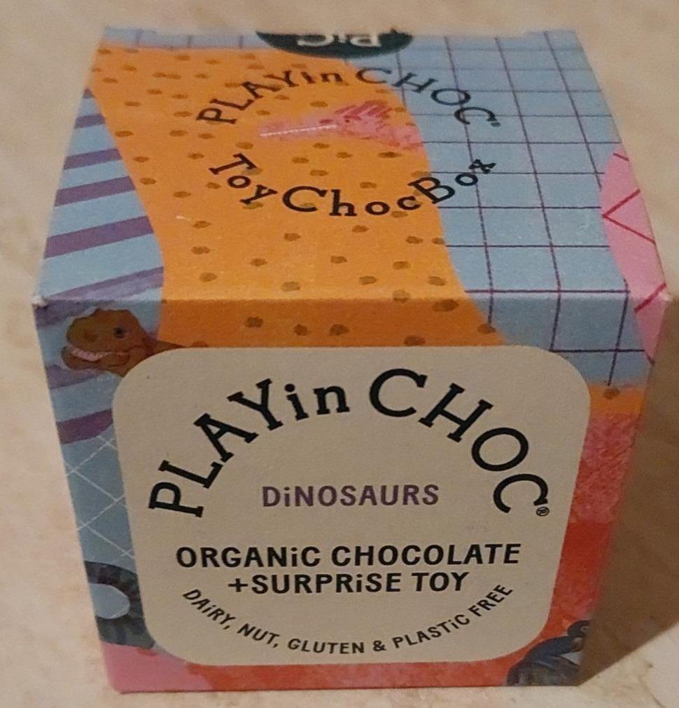 Fotografie - Dinosaurs Organic Chocolate + Surprise Toy PLAYin Choc