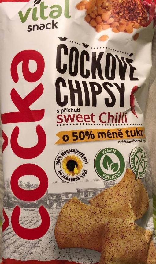 Fotografie - BEZLEPEK čočkové chipsy Vital snack